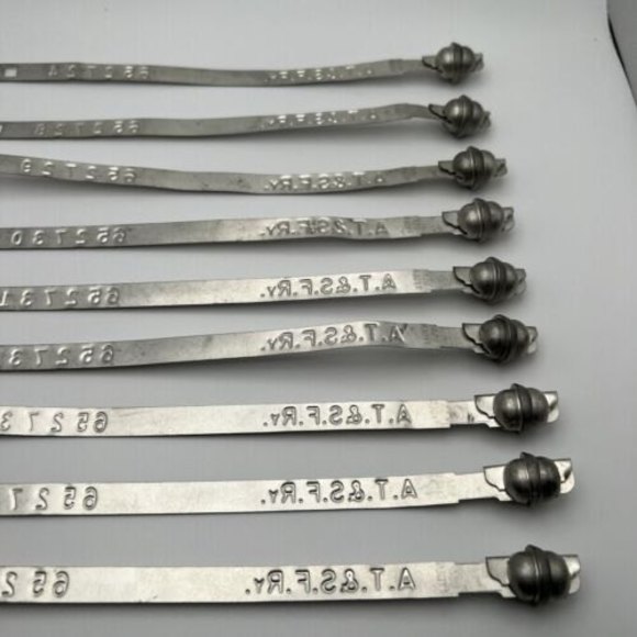 Atchison Topeka and Santa Fe Railway Box Car Door Security Seals A.T. & S.F.RY. - Picture 8 of 11